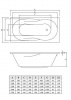 Фото акриловая ванна c-bath vesta 170x70 см cbq005005