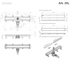 Фото душевой трап am.pm masterflow 60 см w01sc-u11-060-04sb