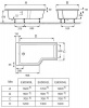 Фото акриловая ванна jacob delafon bain douche neo 180x90 см e6d004l-00 l