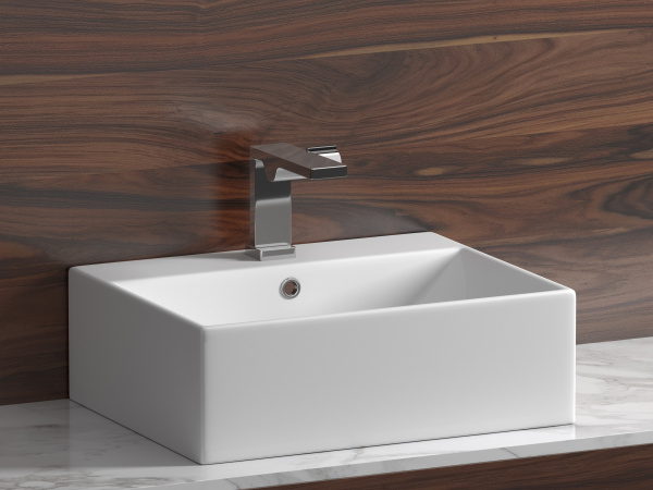 Фото раковина накладная ceramicanova element 50 см, цвет: белый cn6040