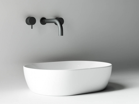 Фото раковина накладная ceramicanova element 48 см, цвет: белый cn5010
