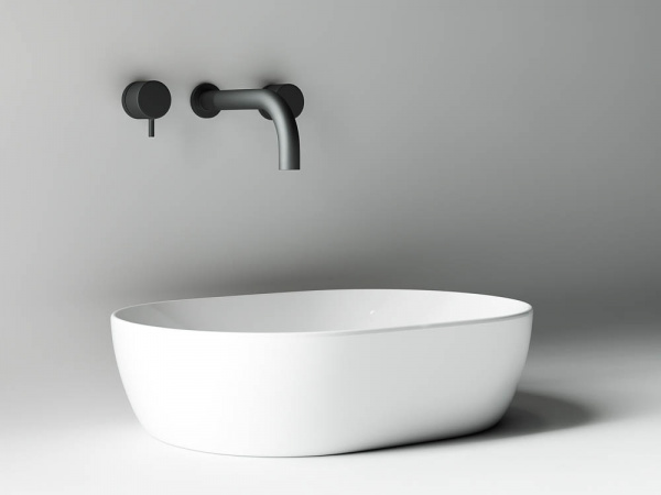 Фото раковина накладная ceramicanova element 48 см, цвет: белый cn5010