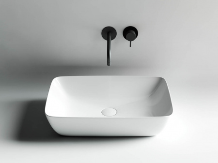 Фото раковина накладная ceramicanova form 58 см, цвет: белый cn2003