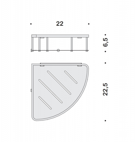 Фото полка-сетка подвесная colombo design complementi b9642