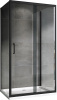 Душевое ограждение Abber Schwarzer Diamant 170x80 см AG30170B-S80B-S80B