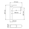 Фото смеситель для раковины wasserkraft dinkel 5800 5803h