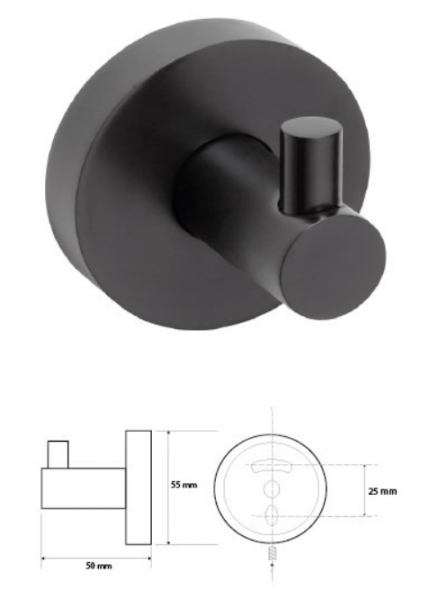 Фото крючок bemeta dark 104106020