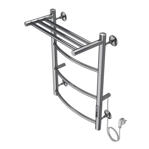 Фото электрический полотенцесушитель azario verona 40x60 см цвет: хром az04846p