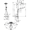 Фото душевая стойка hansgrohe croma select s 26891140