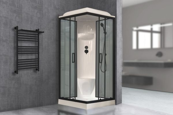 Фото душевая кабина royal bath нр rb80hp6-gt-bl 80x80 см