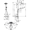 Фото душевая стойка hansgrohe croma select s 26891140
