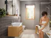 Фото смеситель для раковины hansgrohe rebris e 72581000