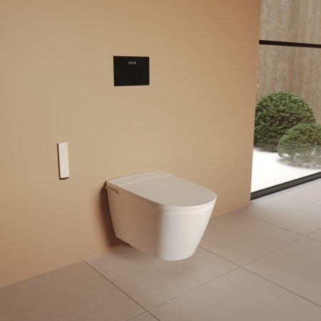 Фото умный подвесной унитаз vitra v-care 7777b403-6388