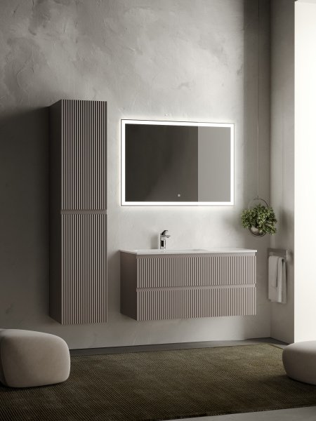 Фото тумба под раковину sancos snob r 100 см, цвет: doha soft snr100lsm