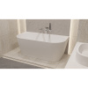 Фото ванна из искусственного камня whitecross pearl b 155x78 см 0215.155078.200