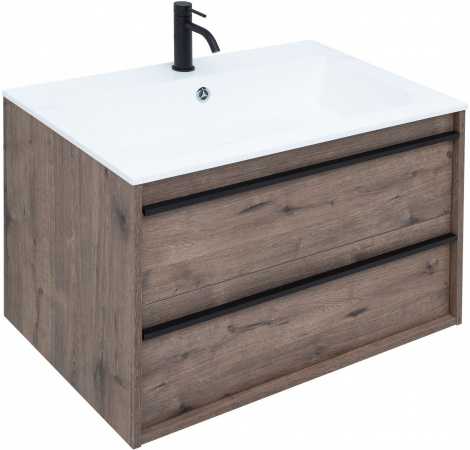 Фото тумба под раковину aquanet lino 80 см 253912