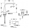 Фото смеситель для раковины duravit d.1 d11100007010