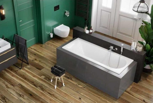 Фото акриловая ванна excellent aurum slim 170x70 см waex.aur17whs