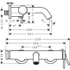 Фото смеситель для ванны hansgrohe tecturis s 73422670