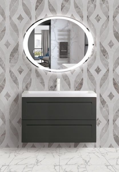 Фото тумба под раковину art&max platino 90 см am-platino-900-2c-so-gm