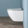 Фото унитаз подвесной belbagno uno 48 см с сиденьем bb3105chr/sc