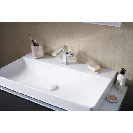 Фото смеситель для раковины hansgrohe tecturis e 73021000