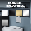 Фото клавиша смыва abber ac0126ng никель