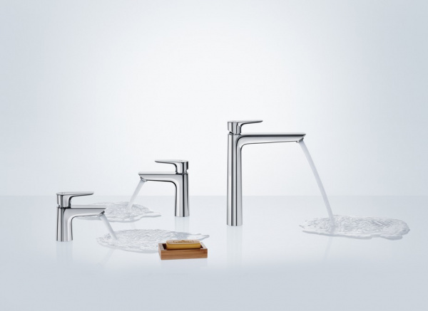 Фото смеситель для раковины hansgrohe talis select e 71710000