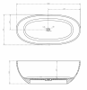 Фото ванна из полиэфирной смолы abber kristall 165x78 см at9701onyx
