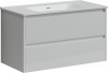 Фото тумба под раковину sancos libra 90 см, цвет: белый lb90w