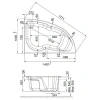 Фото акриловая ванна jacob delafon micromega duo 170x105 см e60220-00