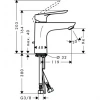 Фото смеситель для раковины hansgrohe logis e 71161000