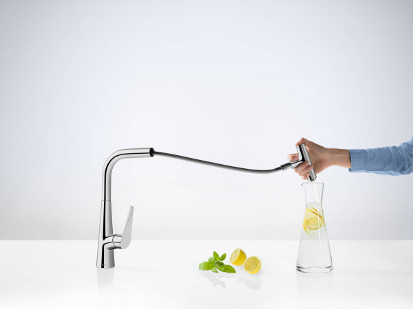Фото смеситель для кухни hansgrohe talis select s 72821000