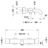 Фото термостатический смеситель для ванны duravit c.1 c15220000010