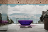 Фото ванна из полиэфирной смолы abber kristall 180x85 см at9702amethyst фиолетовая