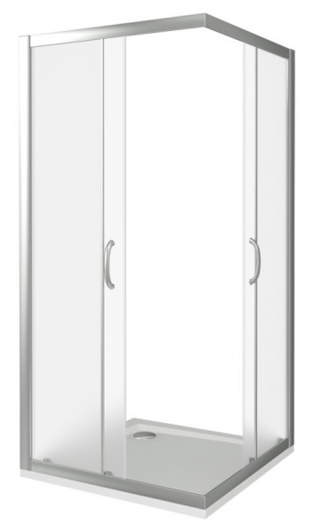 Фото душевое ограждение good door infinity cr-100-g-ch 100 см ин00021