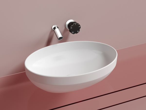Фото раковина накладная ceramicanova element 50.2 см, цвет: белый cn6056mw