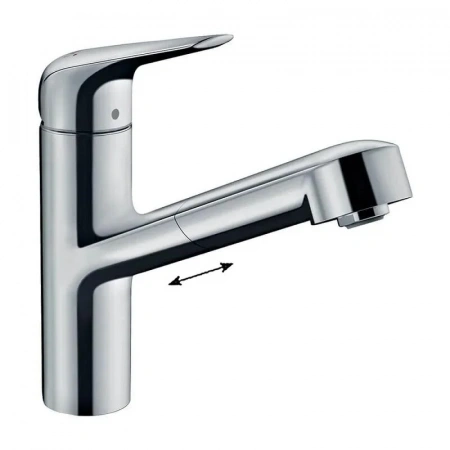 Фото смеситель для кухонной мойки hansgrohe focus 71865000