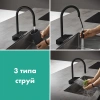Фото смеситель для кухонной мойки hansgrohe aquno select 73831000
