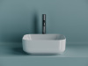 Фото раковина накладная ceramicanova element 40 см, цвет: белый cn5042