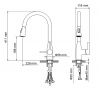 Фото смеситель для кухни timo saona, цвет: хром 2336/00fl