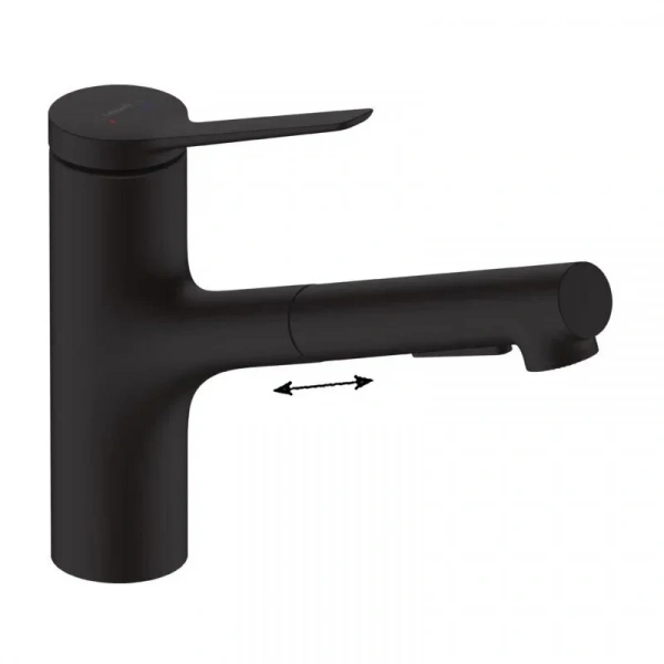 Фото смеситель для кухонной мойки hansgrohe zesis 74803670