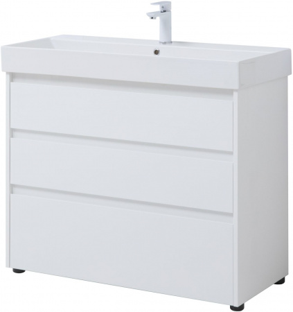 Фото тумба под раковину aquanet nova lite 100 см 302478