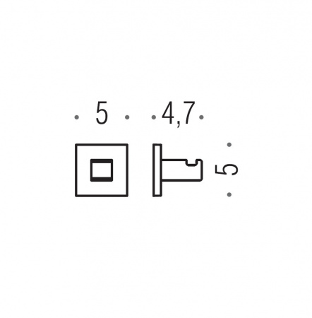 Фото крючок colombo design basic q lc97