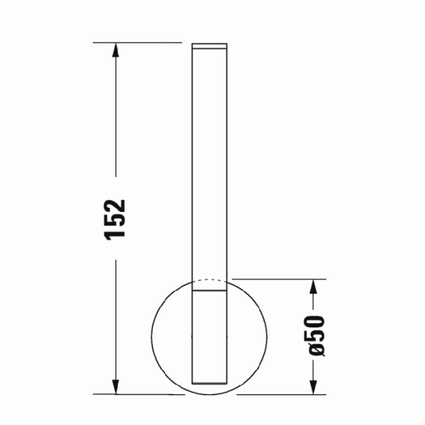 Фото держатель для туалетной бумаги duravit starck t 99394600 цвет: черный