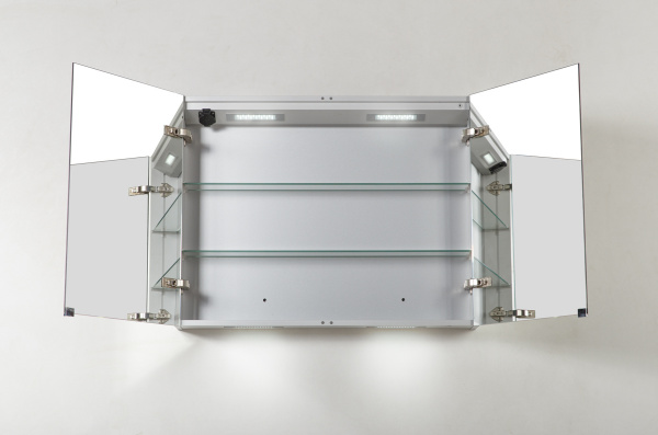 Фото зеркальный шкаф belbagno 80 см spc-2a-dl-bl-800