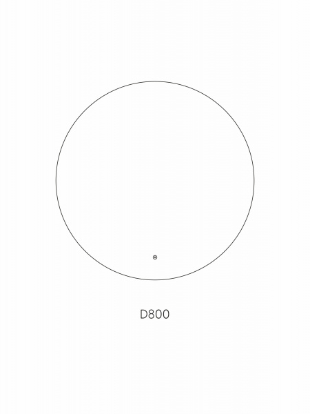 Фото зеркало с подсветкой taliente zled 80 см ta-zled-aj80