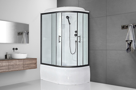 Фото душевая кабина royal bath bk rb8120bk1-m-l-bl practic 120x80 см