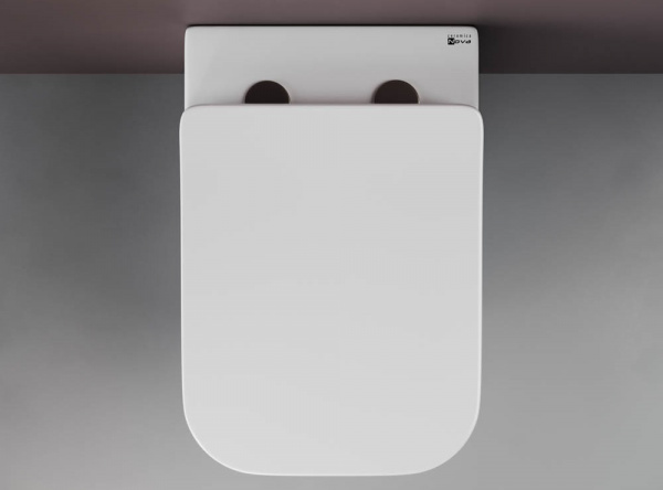 Фото унитаз подвесной, безободковый ceramicanova cubic cn1806
