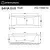 Фото акриловая ванна whitecross savia duo 170x80 см 0103.170080.100